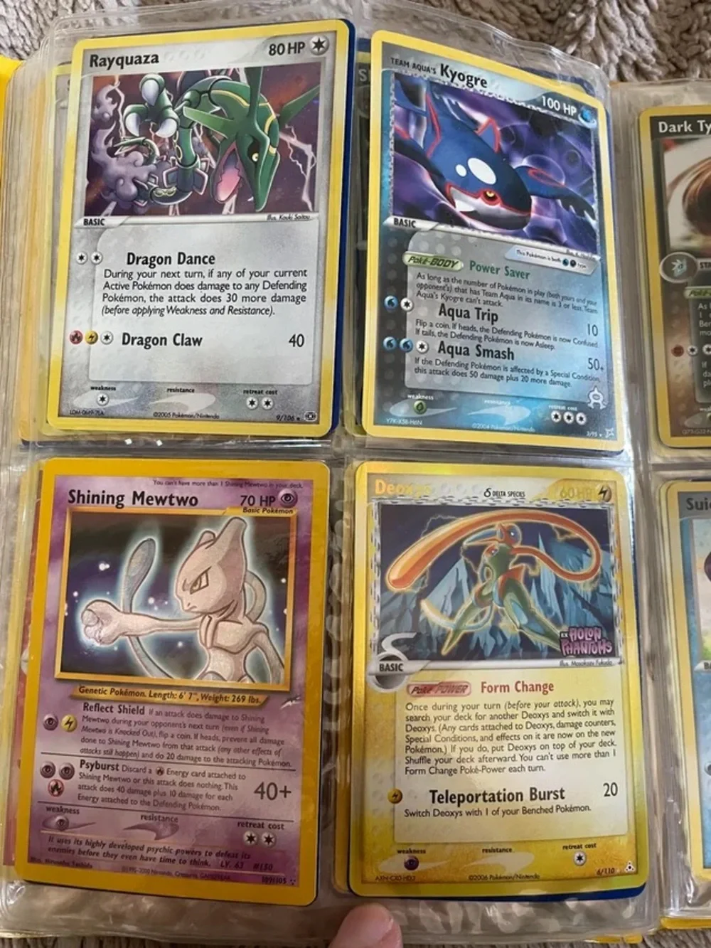 Pokémon Trading Card Lot — Latios, Deoxys, Ho-Oh, Mewtwo charizard gold star